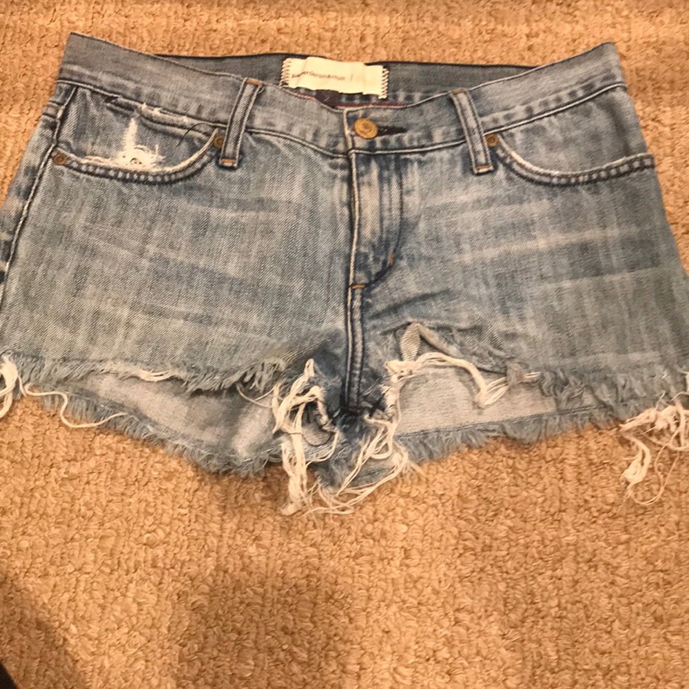 Denim shorts